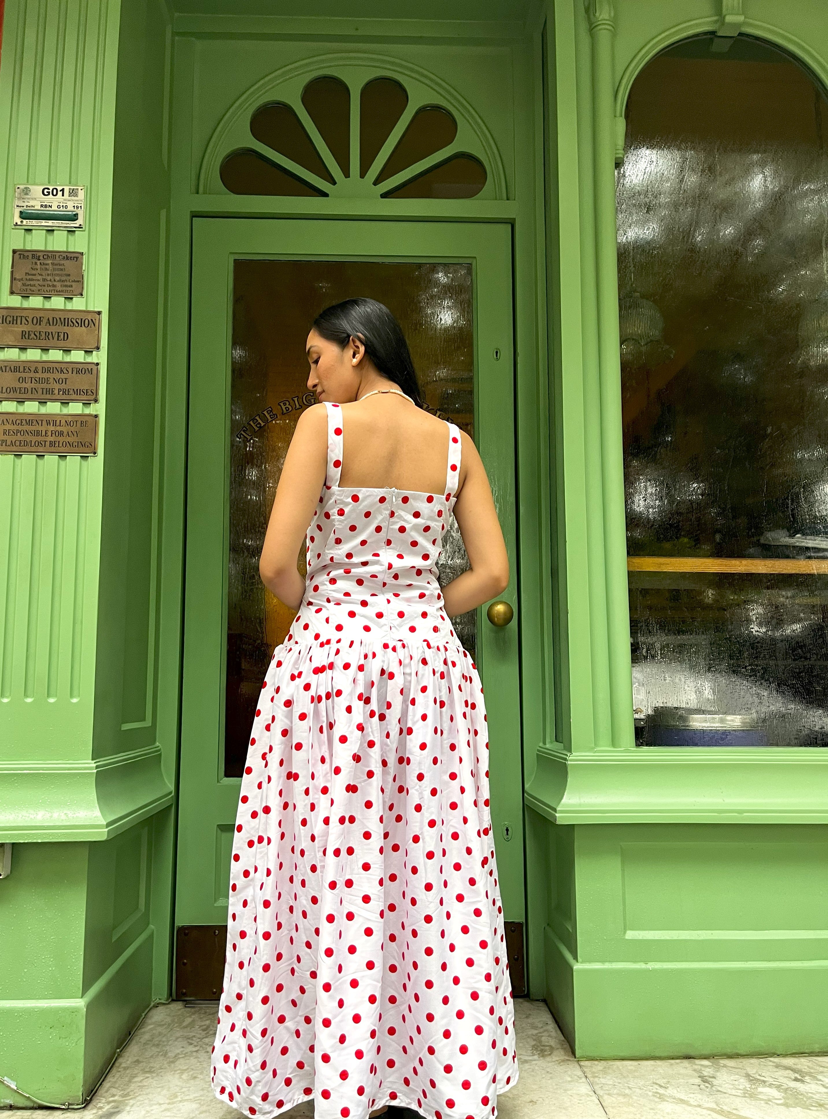 Sabrina Polkadot Dress