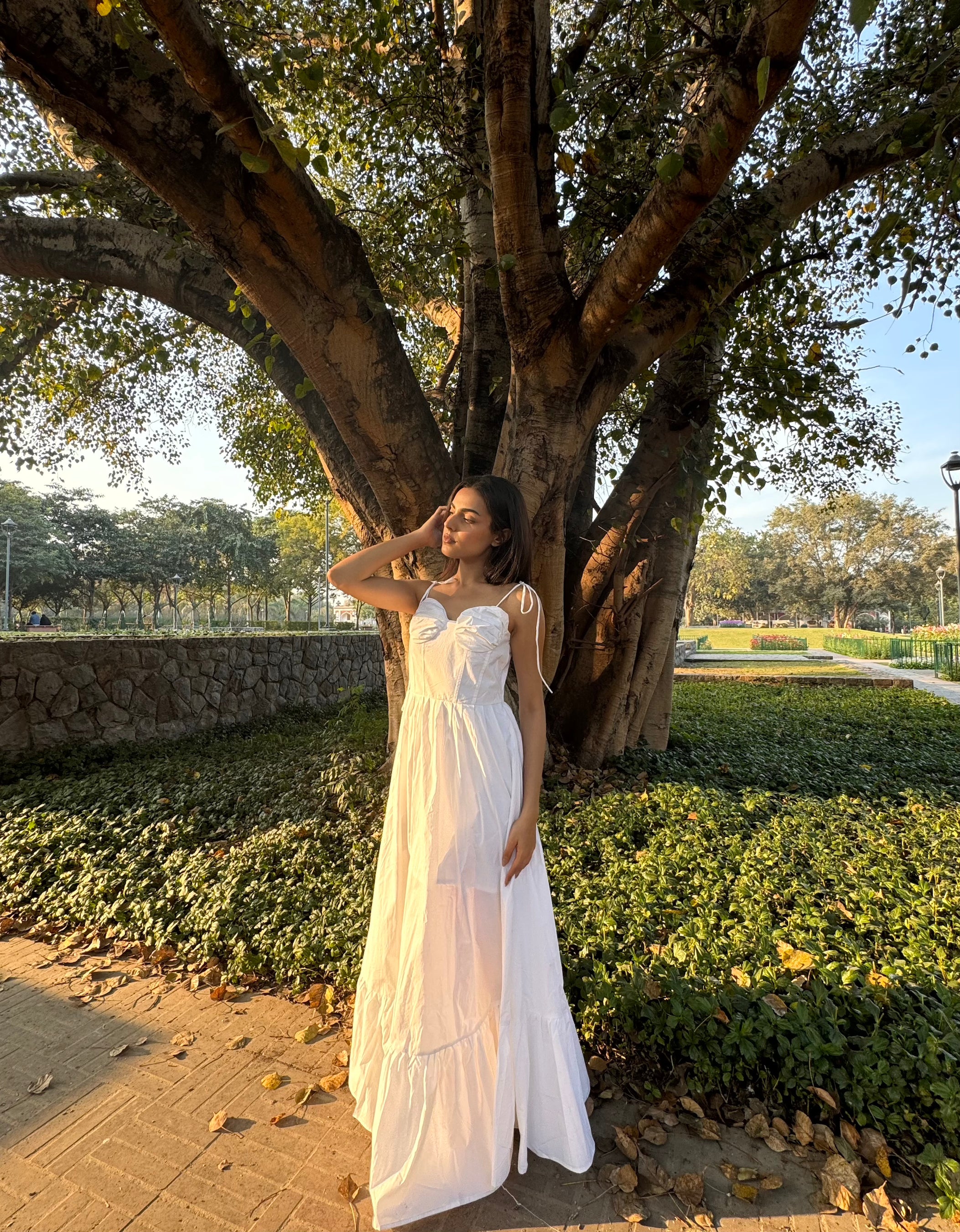 Cyra Snow-White Cami Long Dress