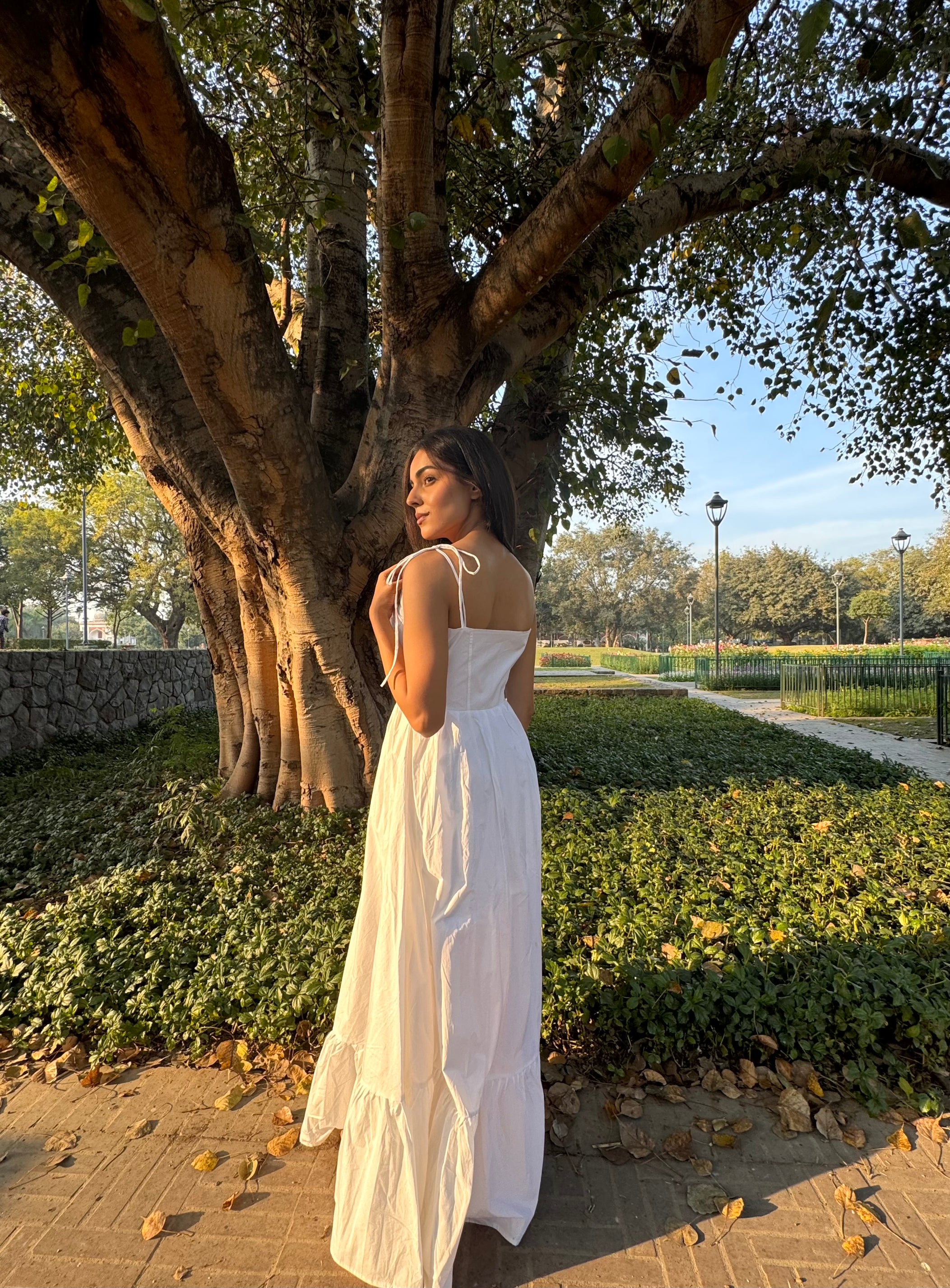 Cyra Snow-White Cami Long Dress