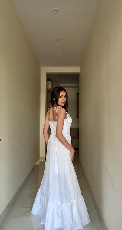 Cyra Snow-White Cami Long Dress