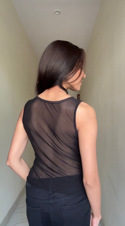 South of France Mesh Top