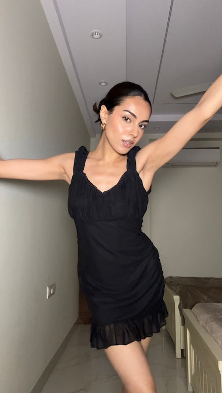 RENNAR MINI DRESS BLACK