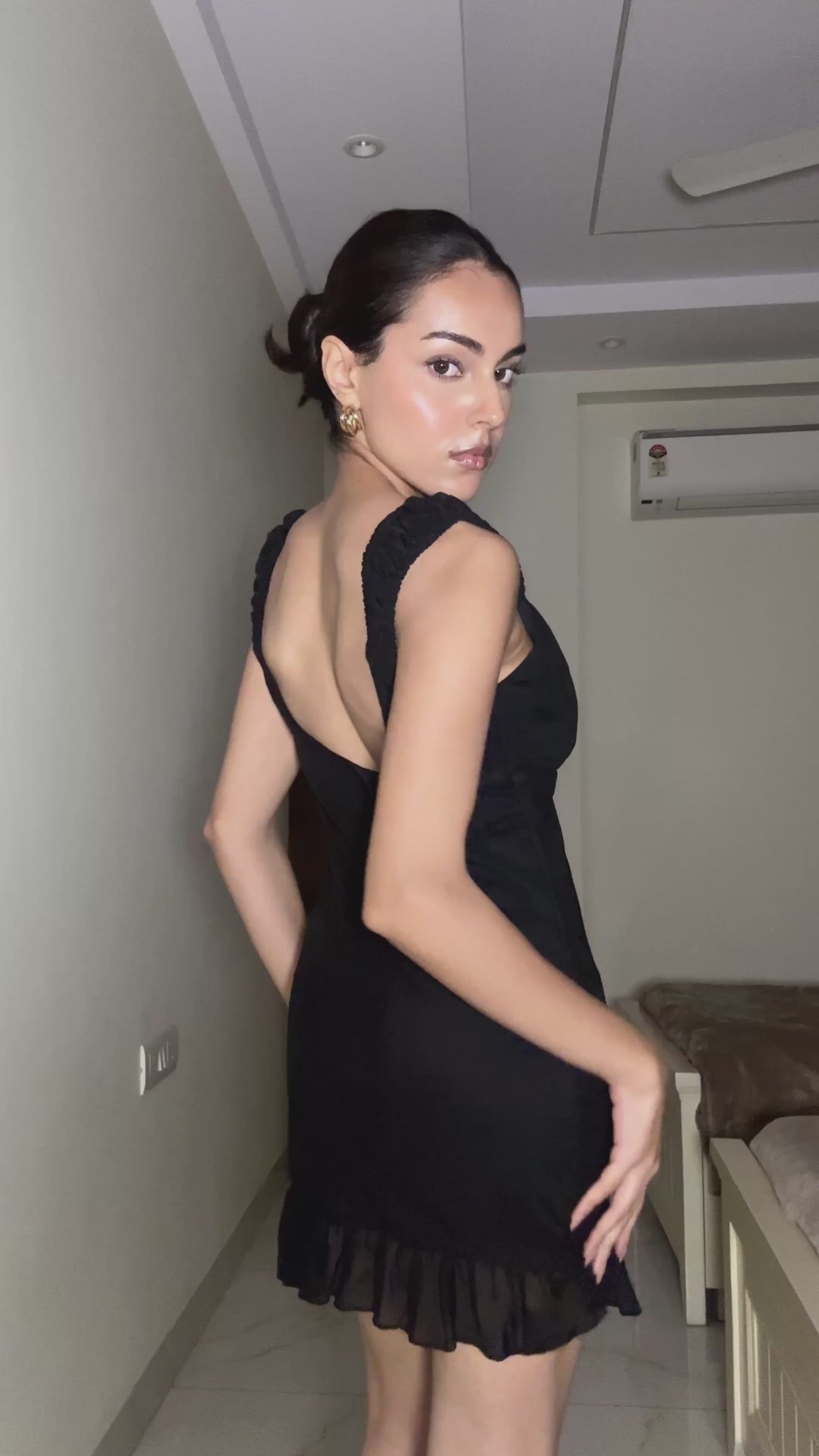 RENNAR MINI DRESS BLACK